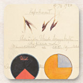 Hafer, 1920 von Hilma af Klint Getränkeuntersetzer (Vorderseite)