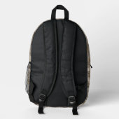 Hafer Bedruckter Rucksack (Rückseite)