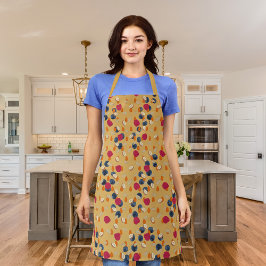 Hafer, Früchte und Nüsse, Gold Schürze