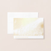 Hafer in der Sonne Folienkarte (Rückseite mit Umschlag)