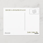 Hafer Postkarte (Rückseite)