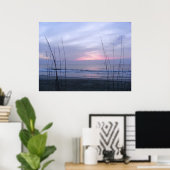 Hafer und Sonnenaufgang Poster (Heimbüro)