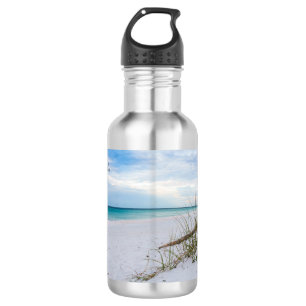 Hafer und weißer Sandstrand Morgenwasser Flasche Edelstahlflasche