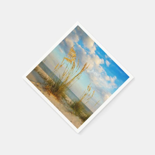 Haferflocken am Strand Serviette (Ecke)