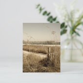 Haferflocken an den Dünen von Myrtle Beach Postkarte (Stehend Vorderseite)