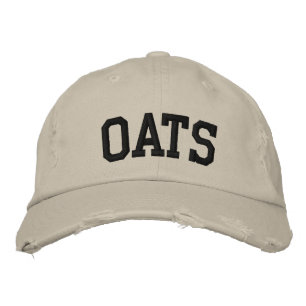 Haferflocken Bestickte Baseballkappe
