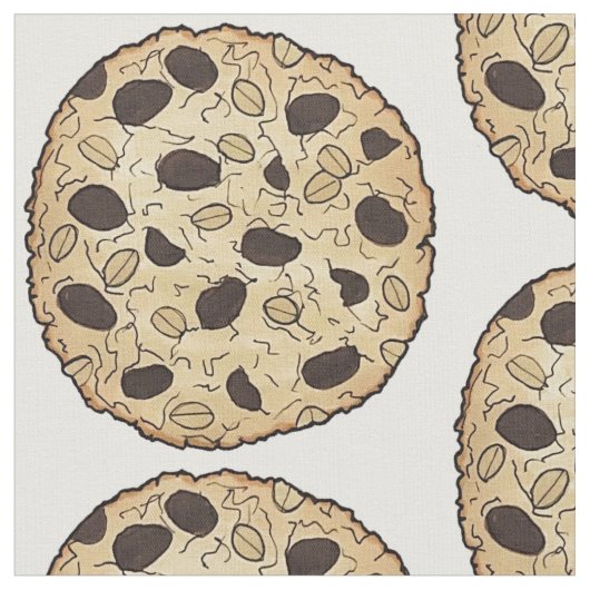 Haferflocken Brotbackwaren Stoff (Nahaufnahme)