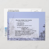 Haferkekse ohne Geschmack Postkarte (Vorne/Hinten)