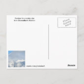 Haferkekse ohne Geschmack Postkarte (Rückseite)