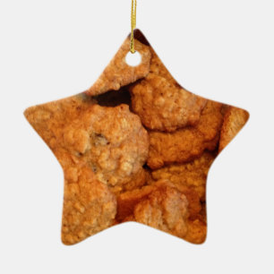 Hafermehl-Plätzchen Keramik Ornament