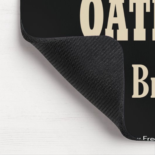 Hafermehl zum Frühstück… w/Milk! Mausunterlage Mousepad (Ecke)