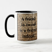 Hafermehltweed-Freund-Tasse Tasse (Links)