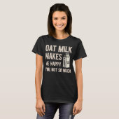 Hafermilch Funny T-Shirt (Vorne ganz)