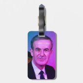 Hafez al-Assad, Präsident der Arabischen Republik Gepäckanhänger (Rückseite vertikal)