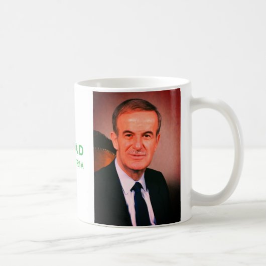 Hafez al-Assad, Präsident der Arabischen Republik Kaffeetasse (Rechts)
