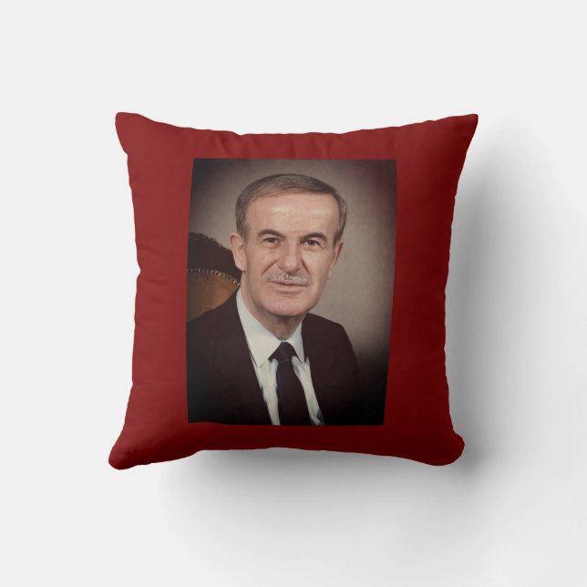 Hafez al-Assad, Präsident der Arabischen Republik  Kissen (Rückseite)