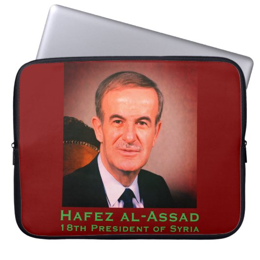Hafez al-Assad, Präsident der Arabischen Republik  Laptopschutzhülle (Vorderseite)