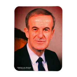 Hafez al-Assad, Präsident der Arabischen Republik  Magnet