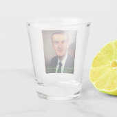 Hafez al-Assad, Präsident der Arabischen Republik Schnapsglas (Rückseite)