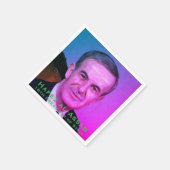 Hafez al-Assad, Präsident der Arabischen Republik Serviette (Ecke)