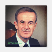 Hafez al-Assad, syrischer Präsident Magnet (Vorne)
