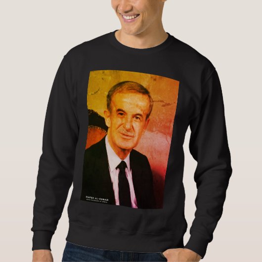 Hafez al-Assad, syrischer Präsident Sweatshirt (Vorderseite)