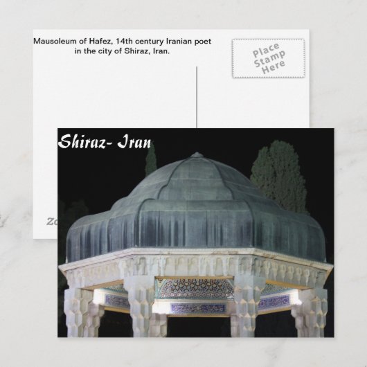 Hafezieh Postkarte (Vorne/Hinten)