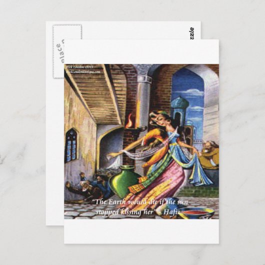 Hafiz-Liebe Postkarte (Vorne/Hinten)