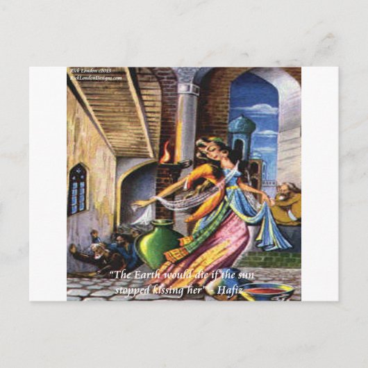 Hafiz-Liebe Postkarte (Vorderseite)