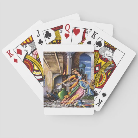 Hafiz-Liebe Spielkarten (Rückseite)