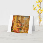 Hafiz-Zitat "Gottes Zirkel" Karte (Gelbe Blume)