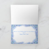 Haflinger Horse Holiday Greeting Card Feiertagskarte (Innenseite)