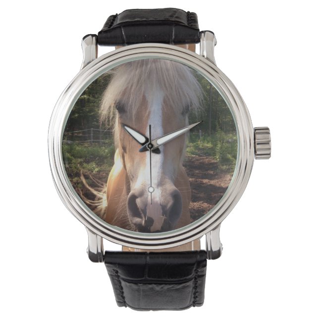 Haflinger Horse Watch Armbanduhr (Vorderseite)