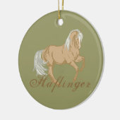 Haflinger Keramikornament (Links)
