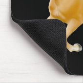 Haflinger Palomino-Pferd Mousepad (Ecke)