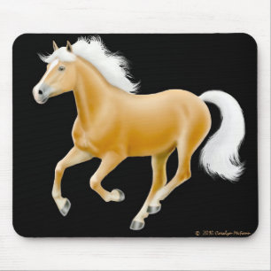 Haflinger Palomino-Pferd Mousepad