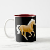 Haflinger Palomino Tasse (Links)