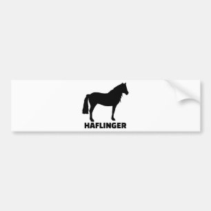 Haflinger Pferd Autoaufkleber