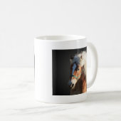 Haflinger Pferd Kaffeetasse (VorderseiteRechts)