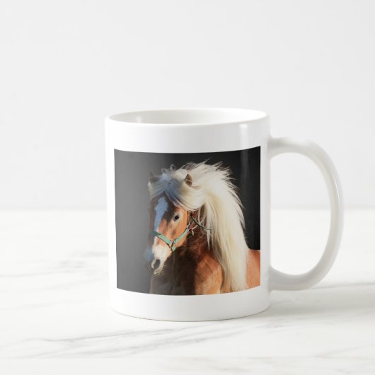 Haflinger Pferd Kaffeetasse (Rechts)