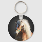 Haflinger Pferd Schlüsselanhänger (Vorderseite)