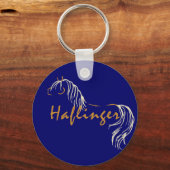 Haflinger Pferd Schlüsselanhänger (Vorderseite)