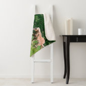 Haflinger Pferde mit niedlichen Fohlen lassen Sherpadecke (Beispiel)