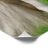 Haflinger Pferde Niedlich Foal Kiss Mum Fotografie Poster (Ecke)