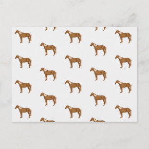 Haflinger Pferde Reittiere Maler Liebhaber Postkarte