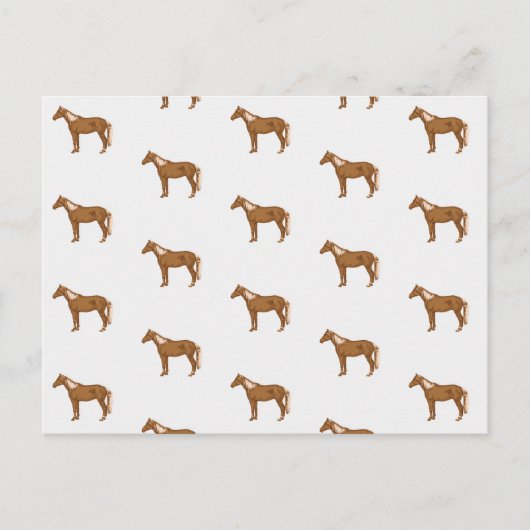 Haflinger Pferde Reittiere Maler Liebhaber Postkarte (Vorderseite)