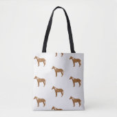 Haflinger Pferde Reittiere Malerei Tasche (Vorderseite)