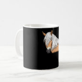 Haflinger Pferdegeschenk Kaffeetasse (Vorderseite Links)