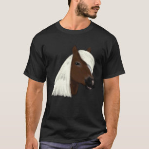 Haflinger-Pferdekopf Süßer Pferdereiter T-Shirt