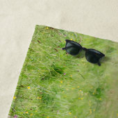 Haflinger Pferdeniedliche Fohlen-Freunde, die Foto Strandtuch (Beispiel)